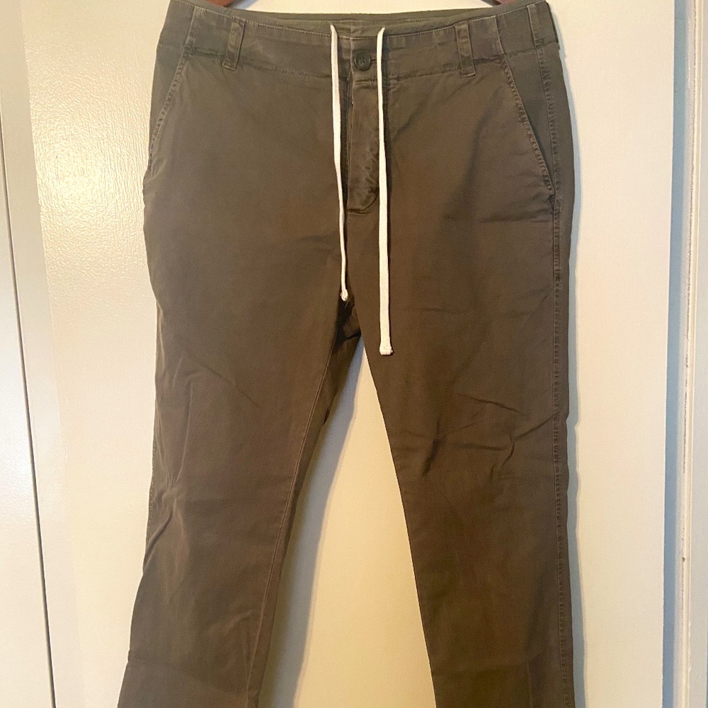 James Perse Green UNWORN Men's cotton Pants sz 30